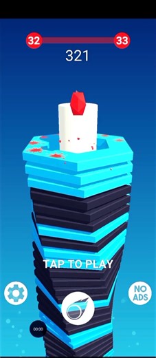 Stack ball level 32 #shorts