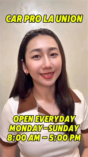 4.3K views · 85 reactions | ✨ Good news, La Union! Car Pro is OPEN daily — Monday to Sunday, 8AM to 5PM! Come visit us and drive home with peace of mind.  #CarProLaUnion #DriveWithPeaceOfMind #CarProPH #LaUnionCars #UsedCarsPH #CarDeals #OpenDaily #CarPro | CAR PRO - Drive with Peace of Mind | Facebook