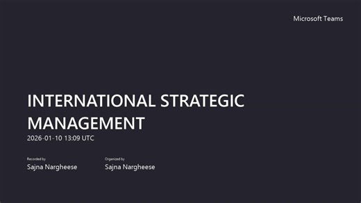 ISM MODULE 1 10.01.26 DTI JAN26, DA JAN26, FEM JAN26