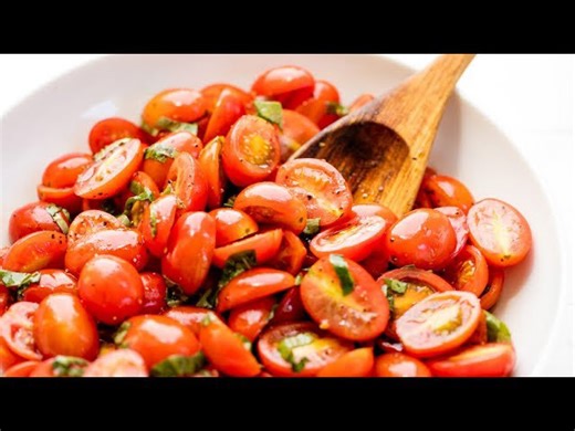 How to make healthy balsamic tomato salad | The Stay At Home Chef