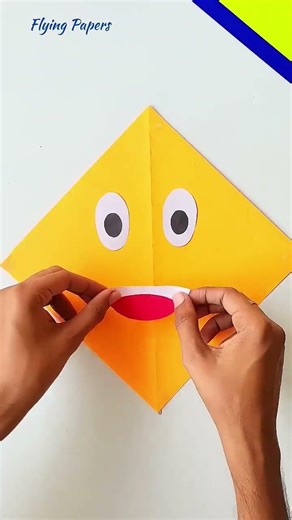 😃A4 paper kite , how to make paper kite , flying homemade kite