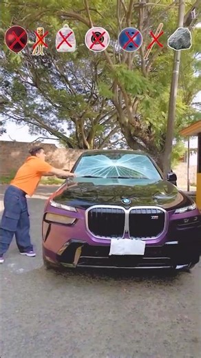 BMW vs. Stone Block!