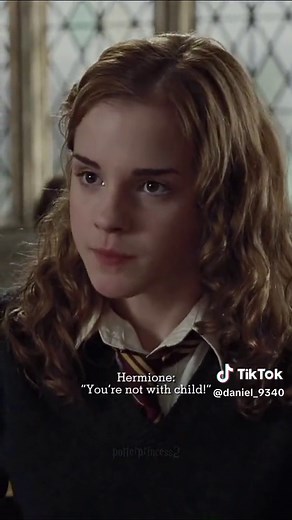 You're pregnant #harrypotter #danielradcliffe #hogwarts #gryffindor #ravenclaw #slytherin #hufflepuff #hermionegranger #ronweasley #dracomalfoy #dobby #magic #movie #wizard #wizardingworld #potterhead #pottertok #potter