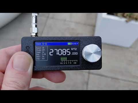 Mini SI4732 radio receiving USA CB comms in UK - 27085 kHz Channel 11