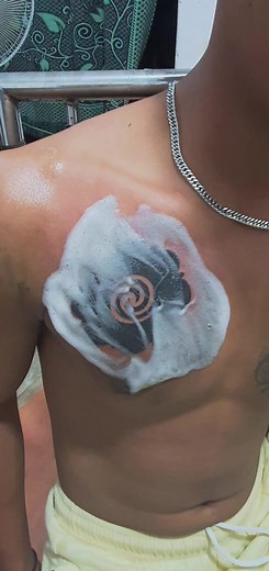 Tattoo Bunga Terong - Inspirasi Tato Keren di Dada