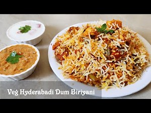 Veg Hyderabadi Dum Biryani With Gravy Recipe | Quick & Easy Biryani | वेज हैदराबादी दम बिरयानी