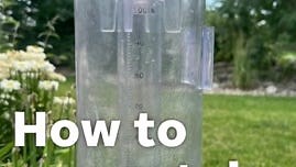 How to accurately measure rainfall