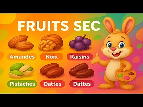 Les différents types de fruits secs – Different types of dry fruits