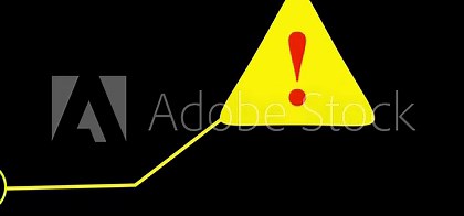 Triangle warning sign exclamation mark on transparent background warning icon danger signal loop black background attention sign ,warning , error and danger icon