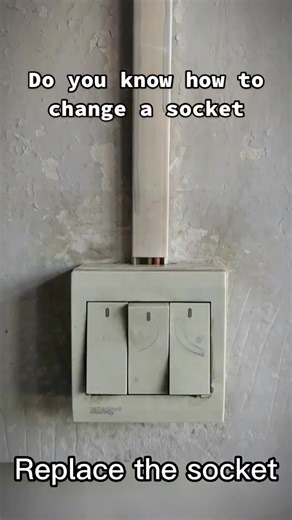 Change a socket #socket #electrician #electric #replace #home #tutorial