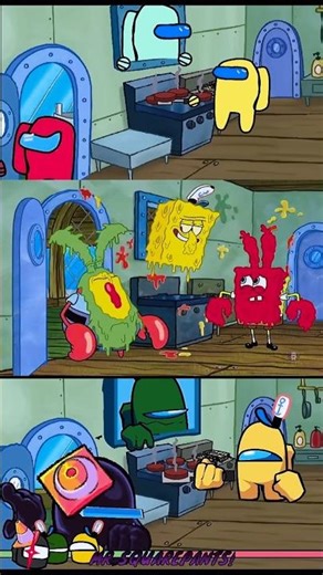 Friday Night Funkin' Mr. Square Pants Angry But Sponge Bob vs Among us - FNF Mr Krab Mods