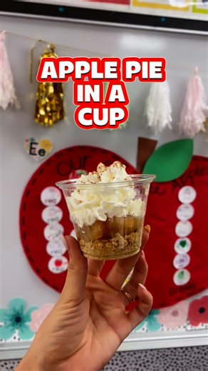 22K views · 5.6K reactions | Apple Pie in a cup! Such a fun & yummy addition to any Apple day or Johnny Appleseed unit! ✨ #teacher #teachersofinstagram #teachersofig #iteachk #iteachtoo #iteach #classroomsetup #classroomideas #classroompinspirations #teacherinspiration #teacherideas #watchmeteach | Kindergartenkitties Connected Page | Facebook