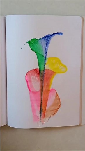 Colourful Thread Pull Art | Easy Viral Art Idea #shorts