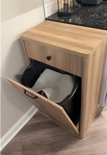 Modern Trash Can Organizer for Sleek Kitchens