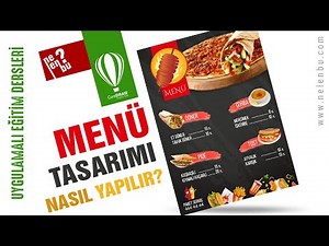 How to Design a Menu - Corel Draw Tutorials
