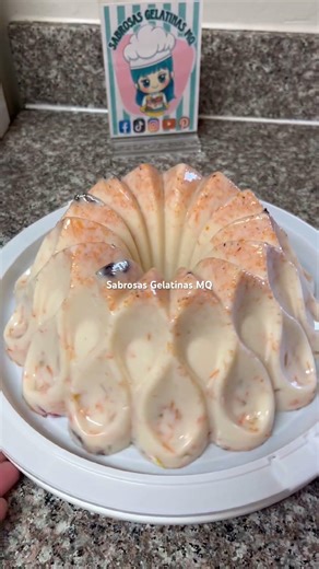 Gelatina de Zanahoria 🥕 #gelatinas #food #grenetina #gelatina #zanahoria #postre #recetas a