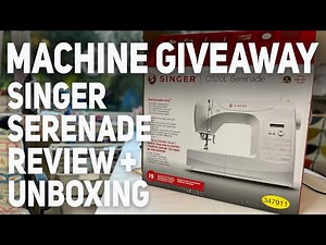 Unboxing Lidl Singer Serenade October 2020 #SewWithAbi #sewingmachine #abisden
