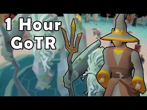 Loot & XP From 1 Hour of Guardians Of The Rift - OSRS NEW Runecrafting Minigame (5 Games Played)