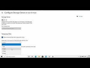 Windows 10 Auto Clean up - No Software Required