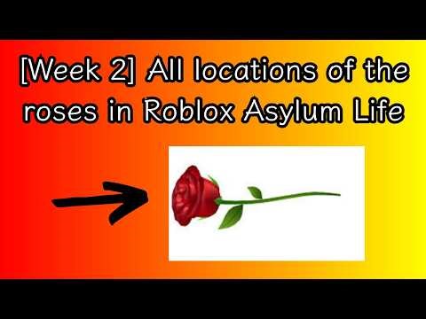 [Week 2] All locations of the roses in Roblox Asylum Life