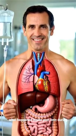 What happens in your vein during an IV?