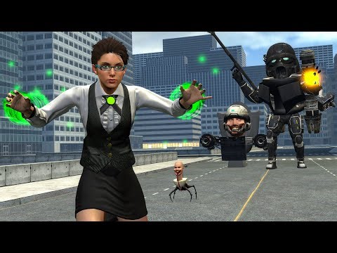 NEW SHAPESHIFTER AGENT WOMAN VS ALL SKIBIDI TOILET BOSSES In Garry's Mod!