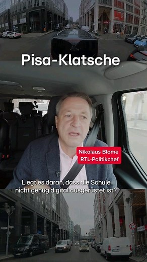 Augstein und Blome reden im "Gegenverkehr" - wie ganz Deutschland in diesen Tagen - über die schlechten Ergebnisse der Pisa-Studie. Strukturelle Probleme hin oder her - kann es vielleicht einfach sein, dass die Schüler:innen sich nicht genug anstrengen? #AugsteinUndBlome #Gegenverkehr #PisaStudie #RTL #RTLAktuell | RTL Aktuell