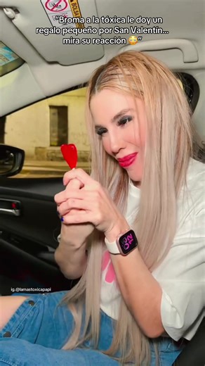 Su reacción fue todo en el mundo ❤️ #toxica #paraty #14defebrero #fypシ゚viral #amor❤️