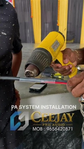 sound system installation...