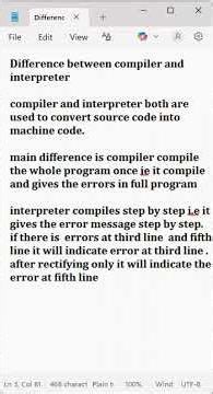programming videos c language difference between compiler and interpreter