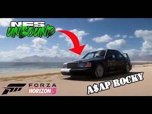 I recreated ASAP Rocky's car from NFS Unbound in Forza Horizon 5 | Logitech G923 Gameplay