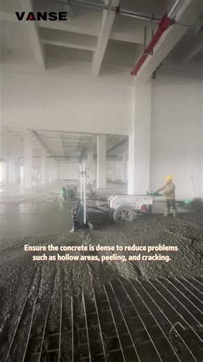 Walk-behind laser leveling big factory floor. Click!#vanse #indoor #factory #concretefloor #concrete