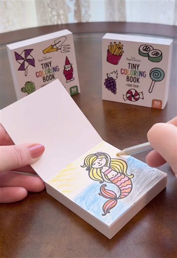 Love these 3x3 Pocket Coloring Books! So cute & fun ✨🖍️🫶 #minicoloringbook #pocketcoloringbook #coloringbooks #funart #coloringbooks