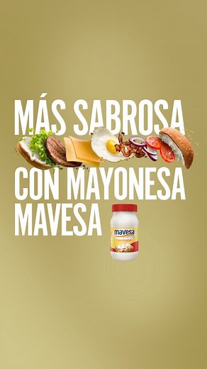 Mavesa on Instagram: "¡Más sabrosa con #MayonesaMavesa! 🍔 Desde las salsas para acompañar tus comidas favoritas hasta el ingrediente extra para mejorar el sabor de tus preparaciones, sabe mejor si es con #MayonesaMavesa❤️ Coméntanos cómo añades el toque especial a tus comidas con #Mavesa 😋"