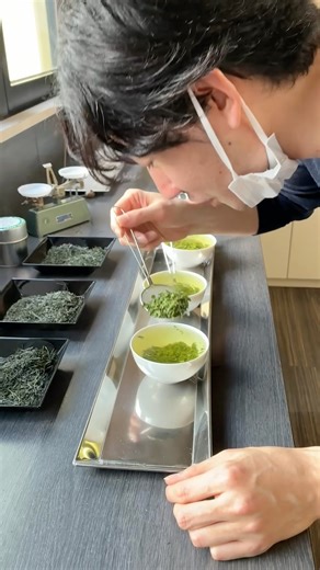 【The comments during our tea tasting】静岡茶町ツアー