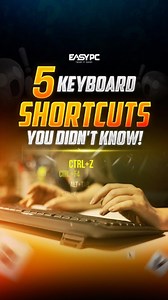 43K views · 440 reactions | 5 Keyboard shortcuts you might not know! #EasyPC #EasyTechTips #TechITEasy #Keyboard #KeyboardShortcuts #Keyboardtips #pcshortcuts | EASY PC | Facebook
