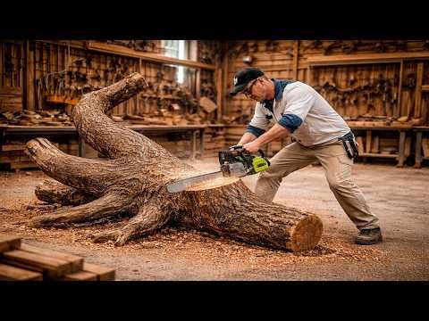 Don’t Believe It Until You See It: A Worthless Tree Stump Turned Into a $1,000 Coffee Table
