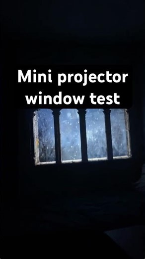 Testing the mini projector video #tech #techtok #projector #yaptech