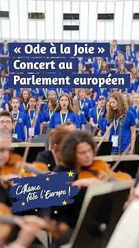 🎶🇪🇺 "Ode la Joie" - Concert au Parlement européen