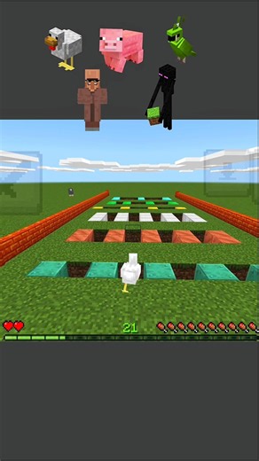 Minecraft Block Gap Challenge 🤯🔥 #shorts #minecraft