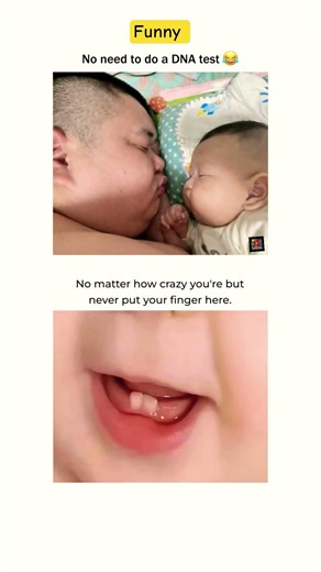 No DNA test needed… proof is right there 😂👶 #baby #usa #funny #memes #relatable #fyp #cute