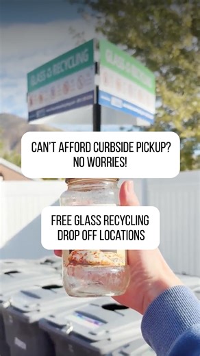 We get it! If you’re not ready for your own curbside glass recycling bin, you can still recycle your glass— and for free! Just find one of our drop-off locations and drop your glass in! We have locations spanning from Ogden to Provo and even one in Logan! Check the link in our bio to find the glass recycling location closest to you. | Momentum Recycling