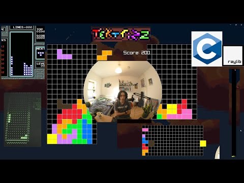 Crazy new tetris game modes! - Tecktrizz devlog C and Raylib