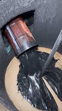 How Black Round PU Foam Is Made | Complete Factory Casting Process