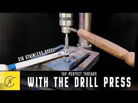 Easy Way To Tap Threads With a Drill Press