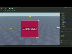 How to make a sound play with a button in Roblox Studio