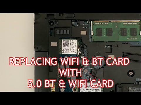 Replacing WiFi & BT Card on HP 840 G1 & G2