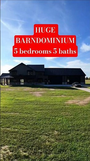 "INSANE 5-Bedroom Barndominium on 40 Acres – You Won’t Believe This Place!"