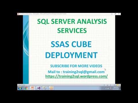 SSAS Cube Deployment
