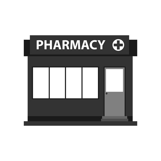 Pharmacy Building Storefront Vector Illustration. Pharmacy Shop Front Icon Isolated on White. Jpg/png/svg/eps/ai/webm - Etsy